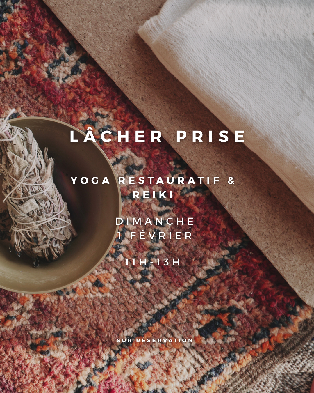 Lâcher Prise - Yoga Restauratif & Soin énergétique