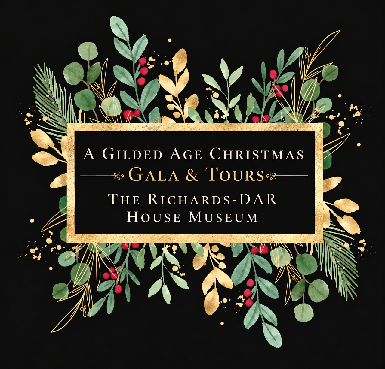 A Gilded Age Christmas Golden Gala Event