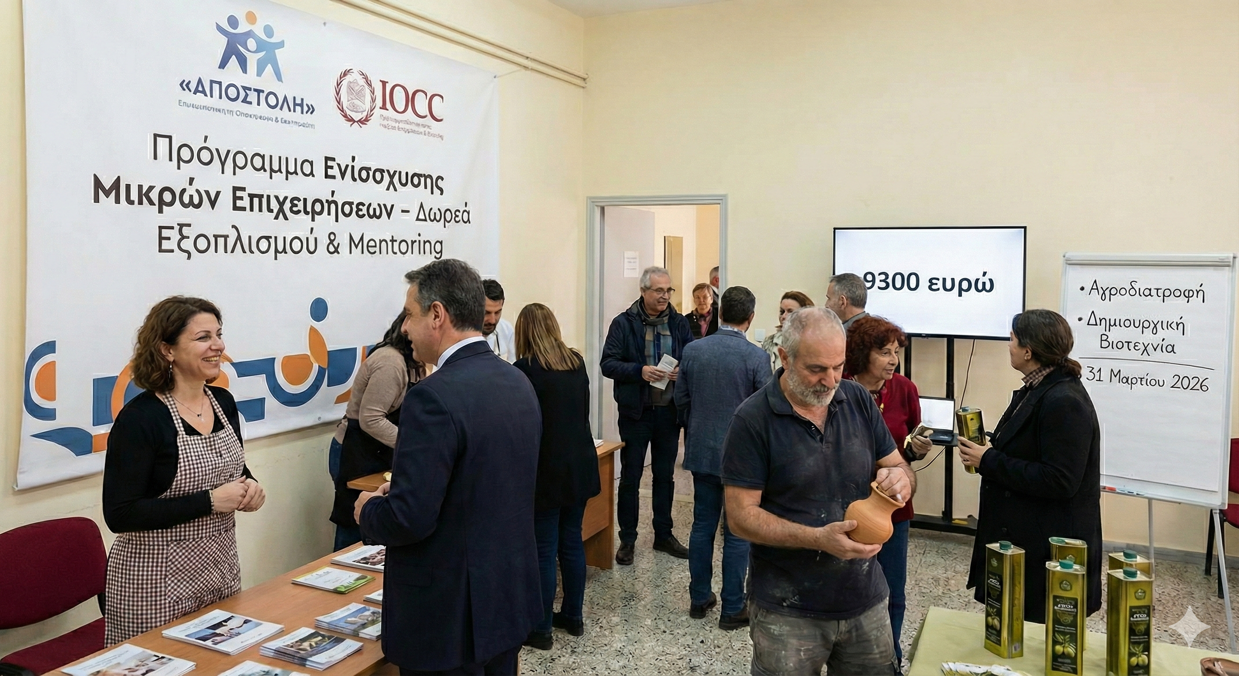 Πρόγραμμα Ενίσχυσης Επιχειρήσεων από την «ΑΠΟΣΤΟΛΗ» και το IOCC
