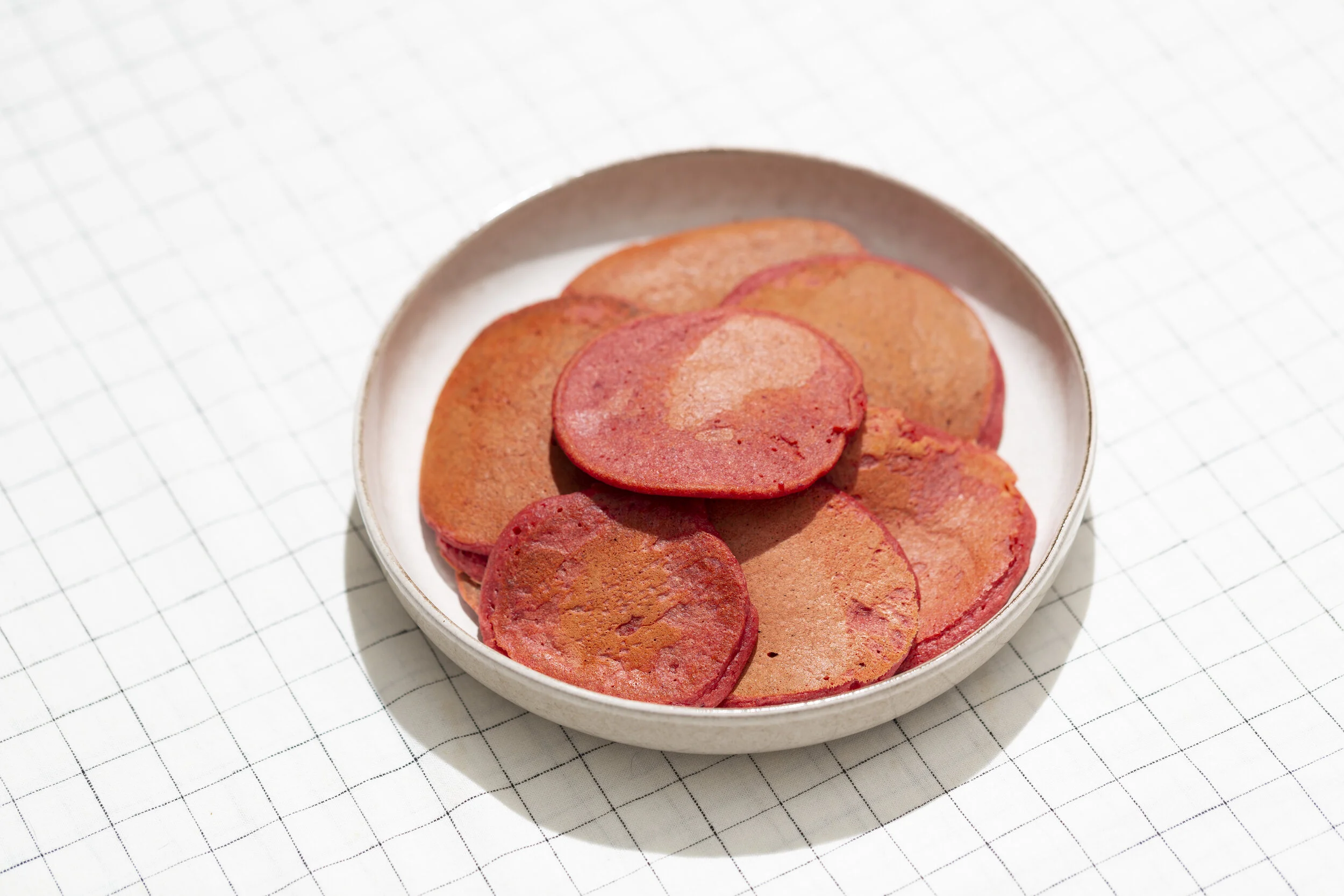 Beetroot pancakes - with carrots, too!