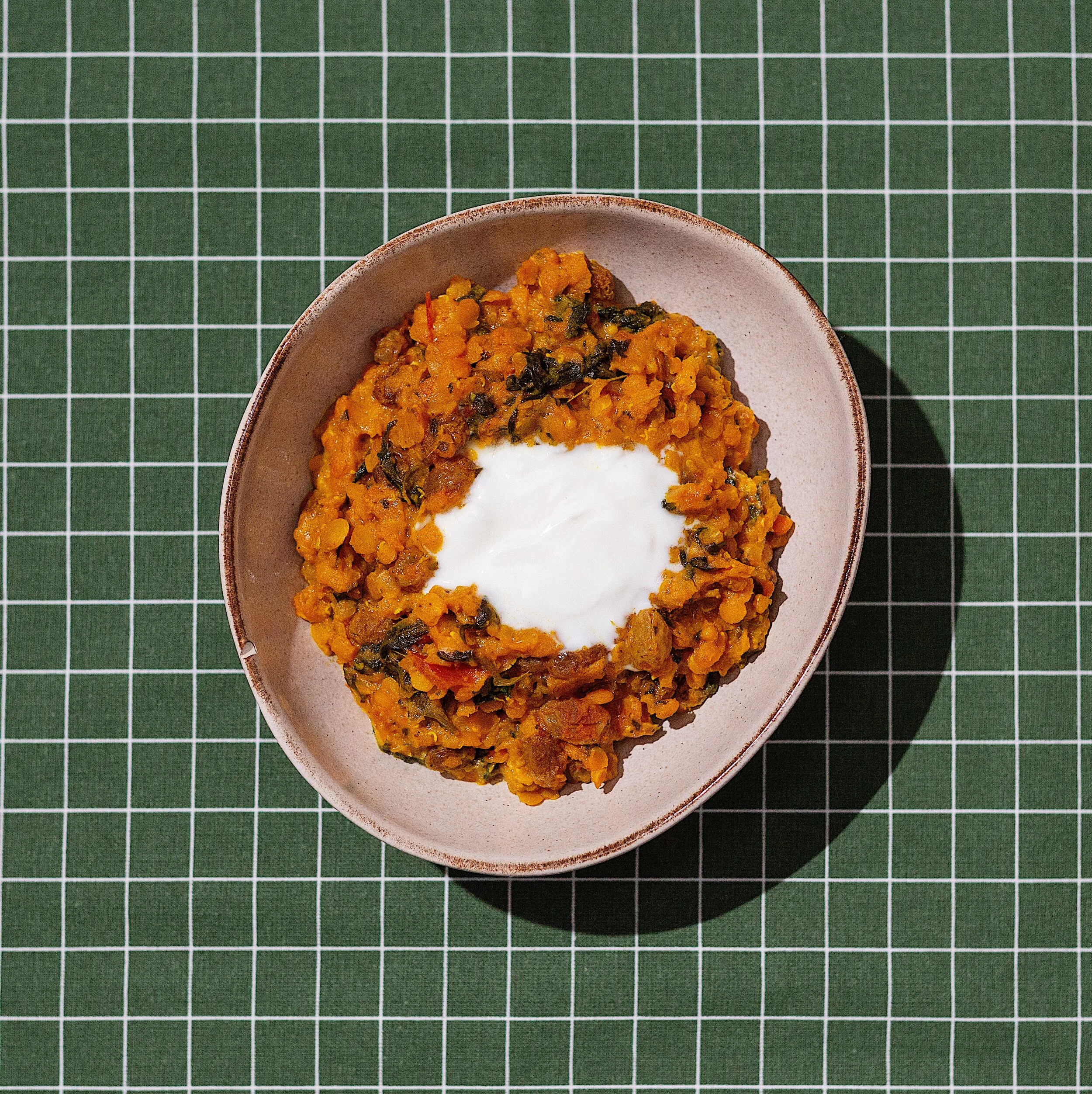 Soothing Coconut and Spinach Dhal