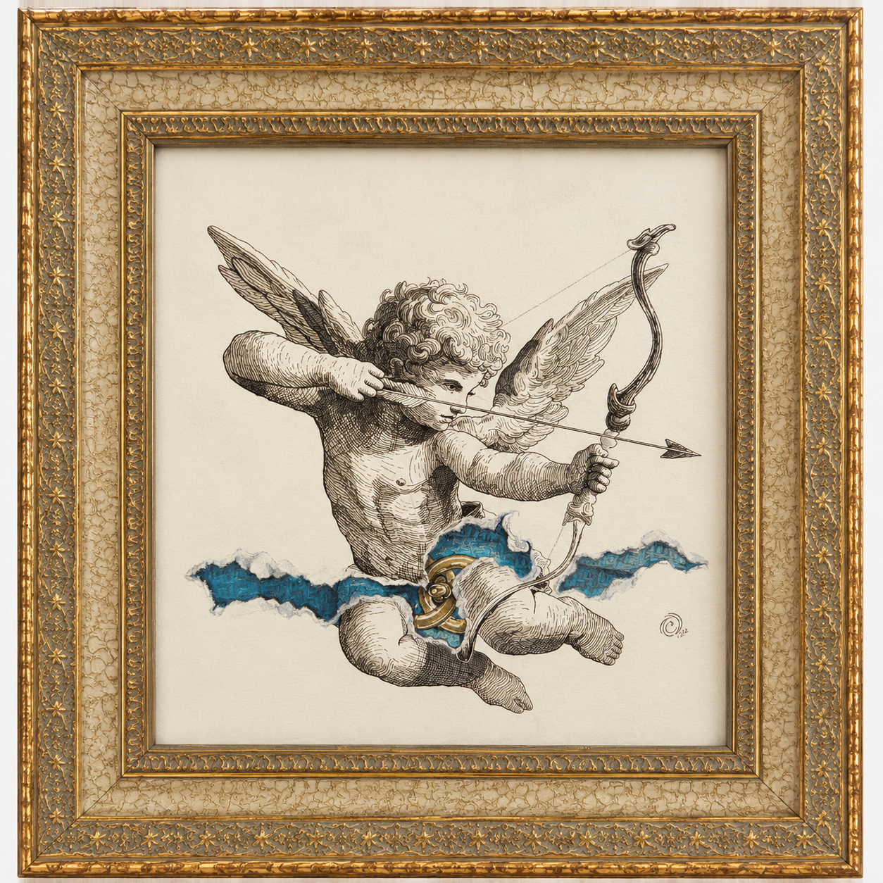 Tweed Rift - Original artwork & Frame
