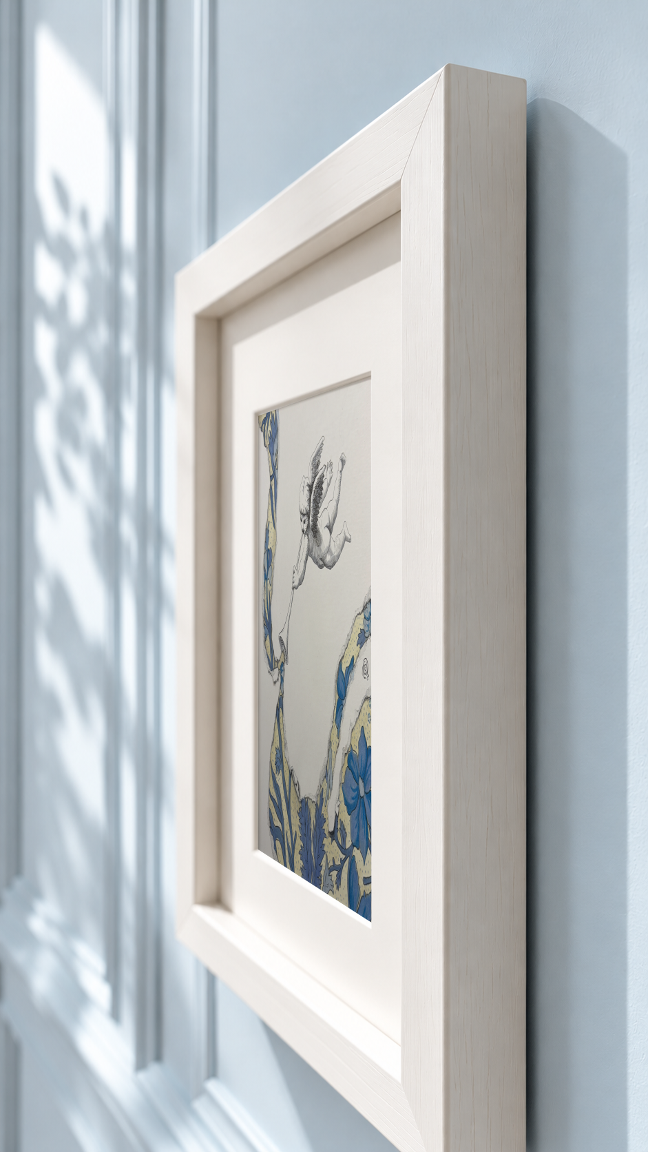 Sunlit Minimalist Frame on Blue-Gray Paneling (1).png