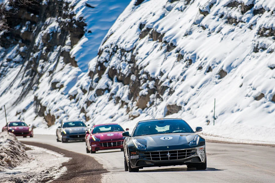 Ferrari Corso Pilota on Ice