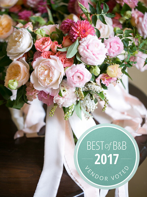 Best Wedding Planner 2017 Gold Award – Borrowed &amp; Blue