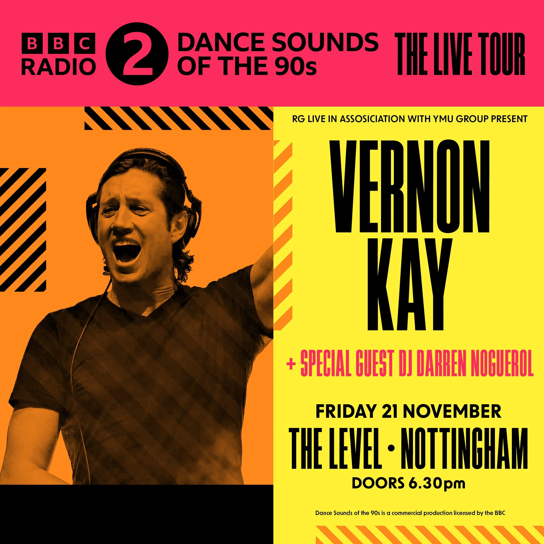 BBC Radio 2 DANCE Sounds of the 90s with Vernon Kay