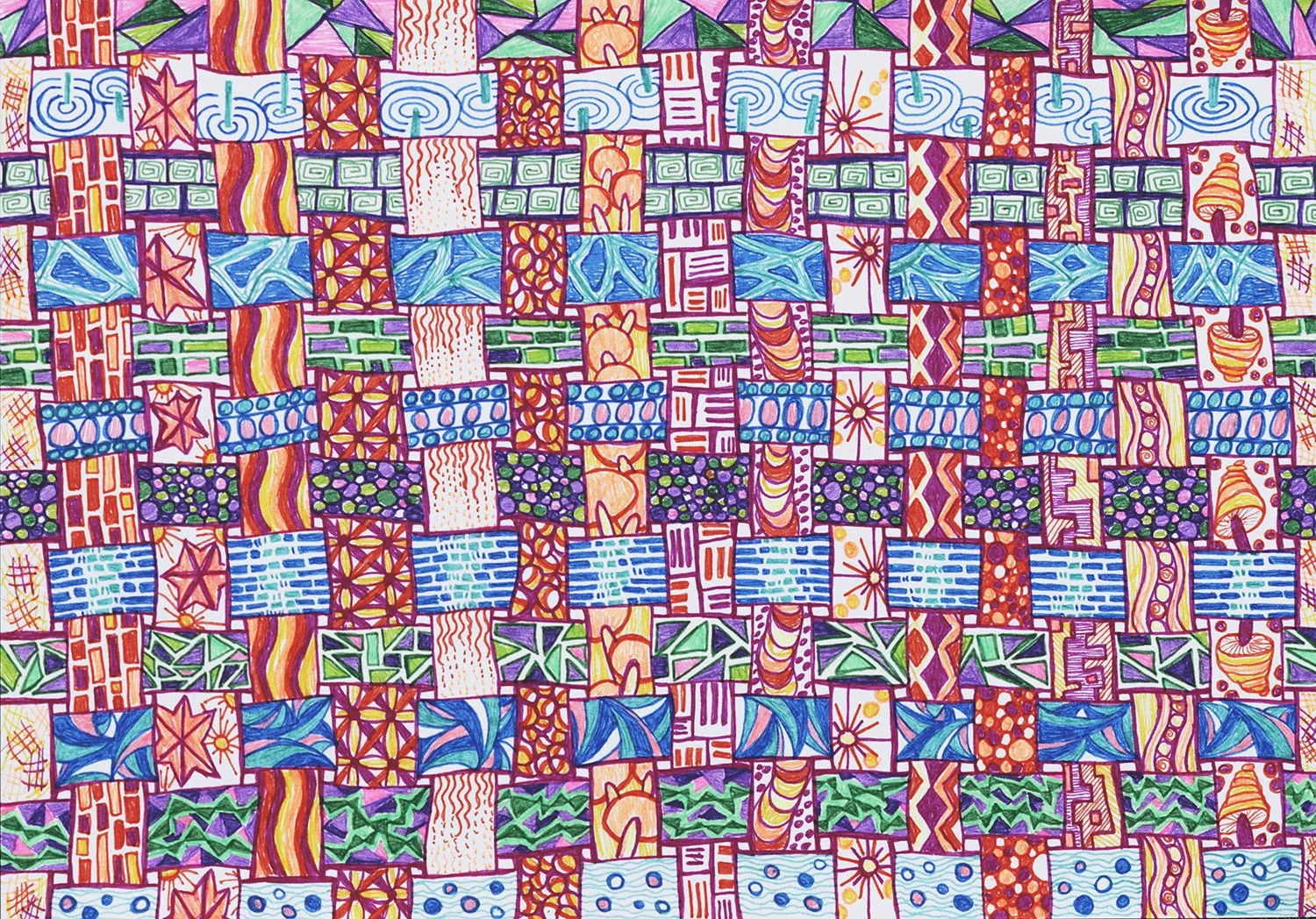 doodle drawing by Karen Fieldstad