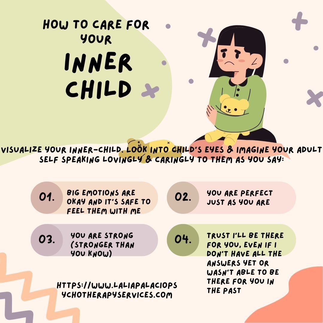 No matter how old we are, we will always have that vulnerable little one inside of us. It&rsquo;s important to speak to your young self in a way that offers comfort, acceptance or reassurance. By making some space for this, you can help your inner ch