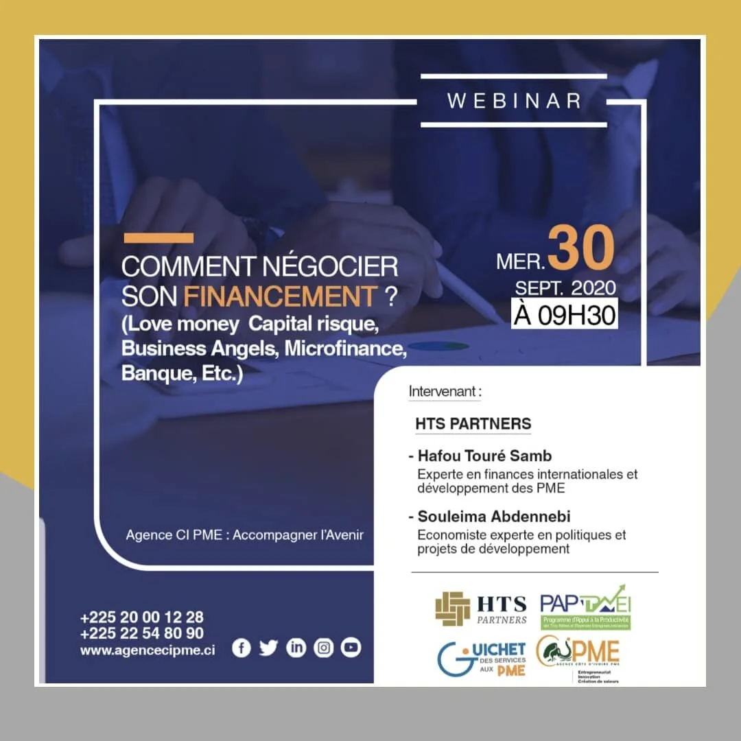 HOW TO NEGOTIATE ITS FINANCING ?