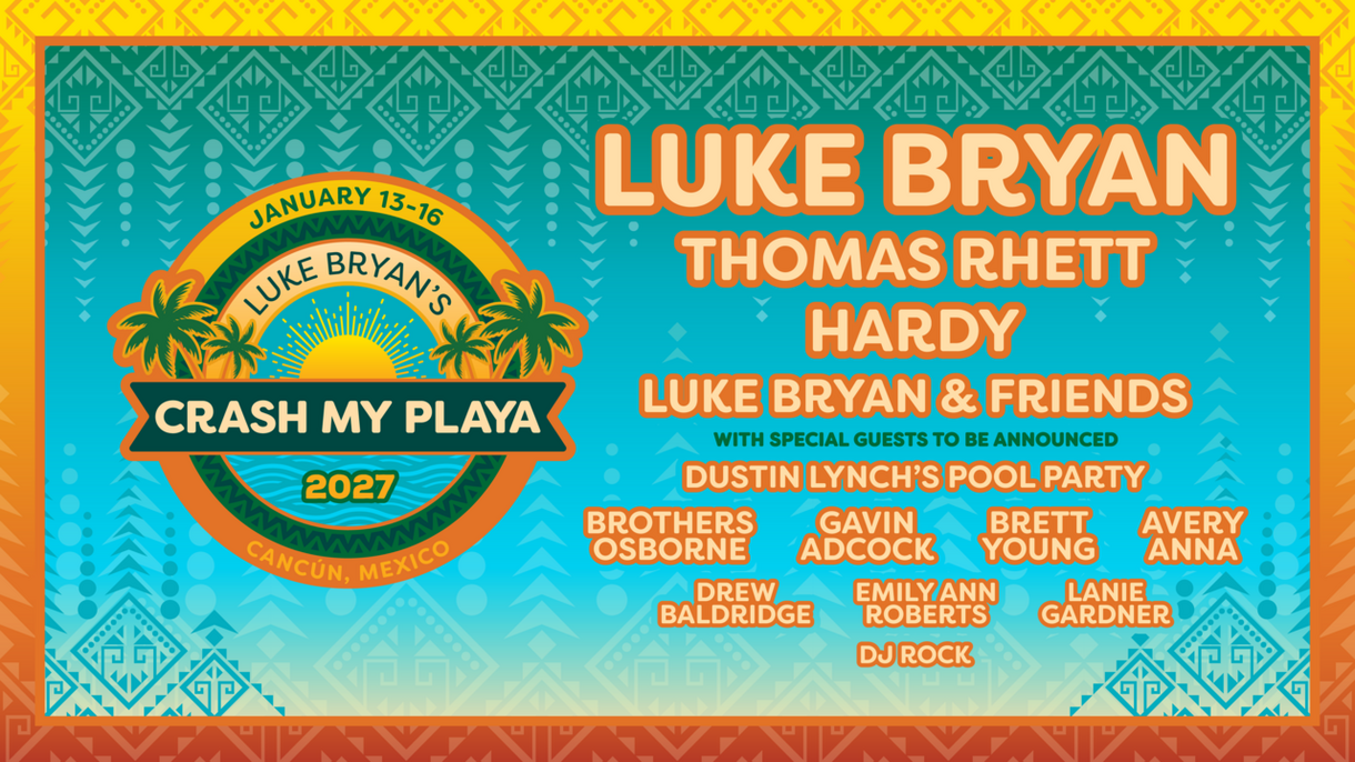 Luke Bryan’s Crash My Playa Returns with Thomas Rhett, HARDY and More
