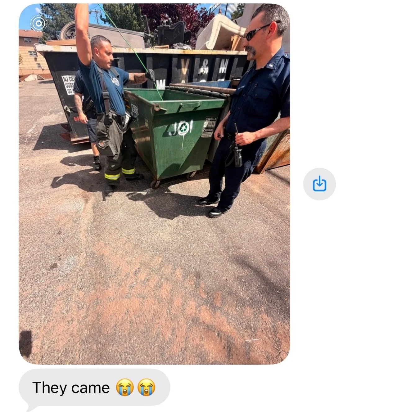 A day in the life at TKDW: one of our girls accidentally threw out her car keys when throwing out a poop bag at the end of the walk&hellip; thanks the good lord for BFD to come to the rescue.