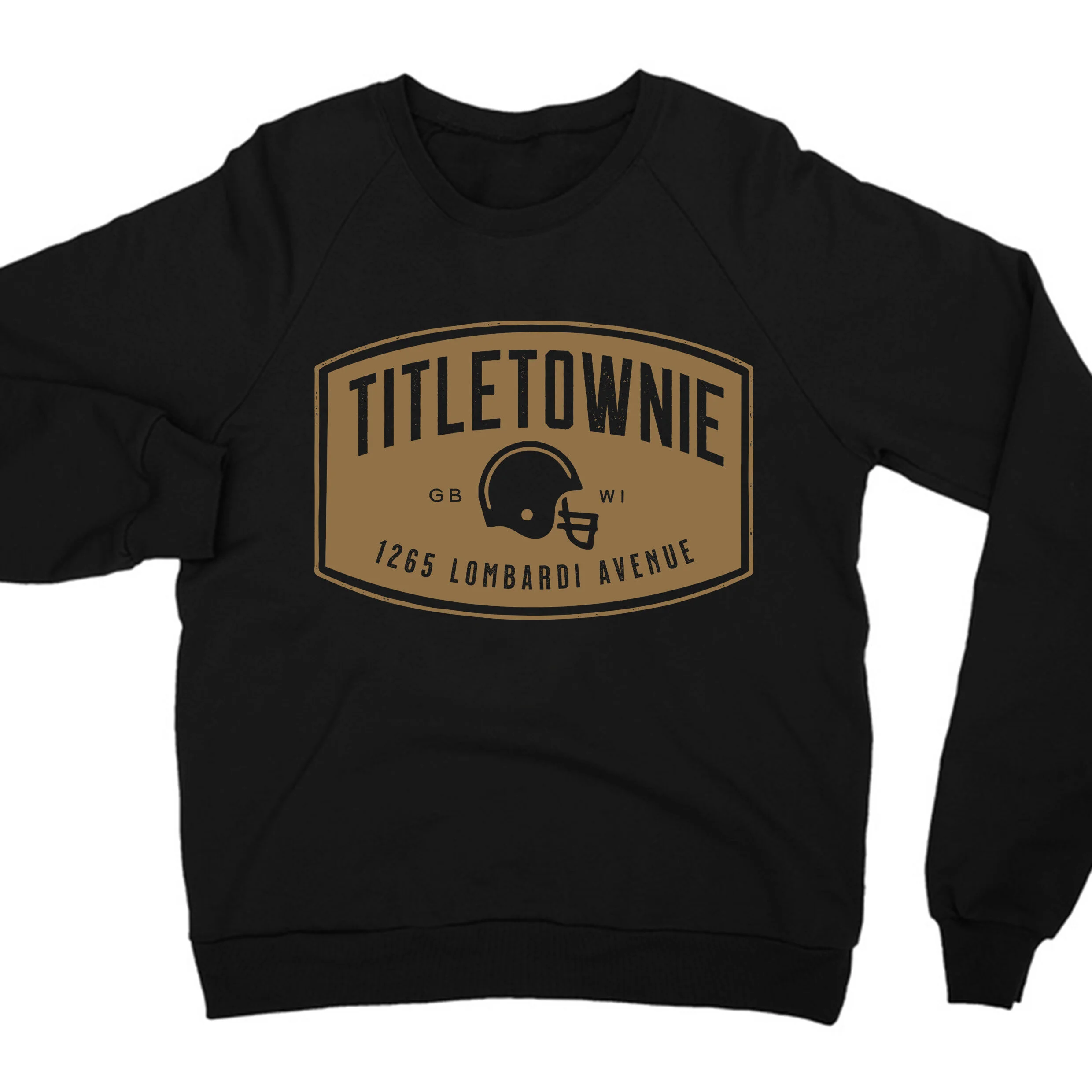 The Titletownie Crewneck - Black