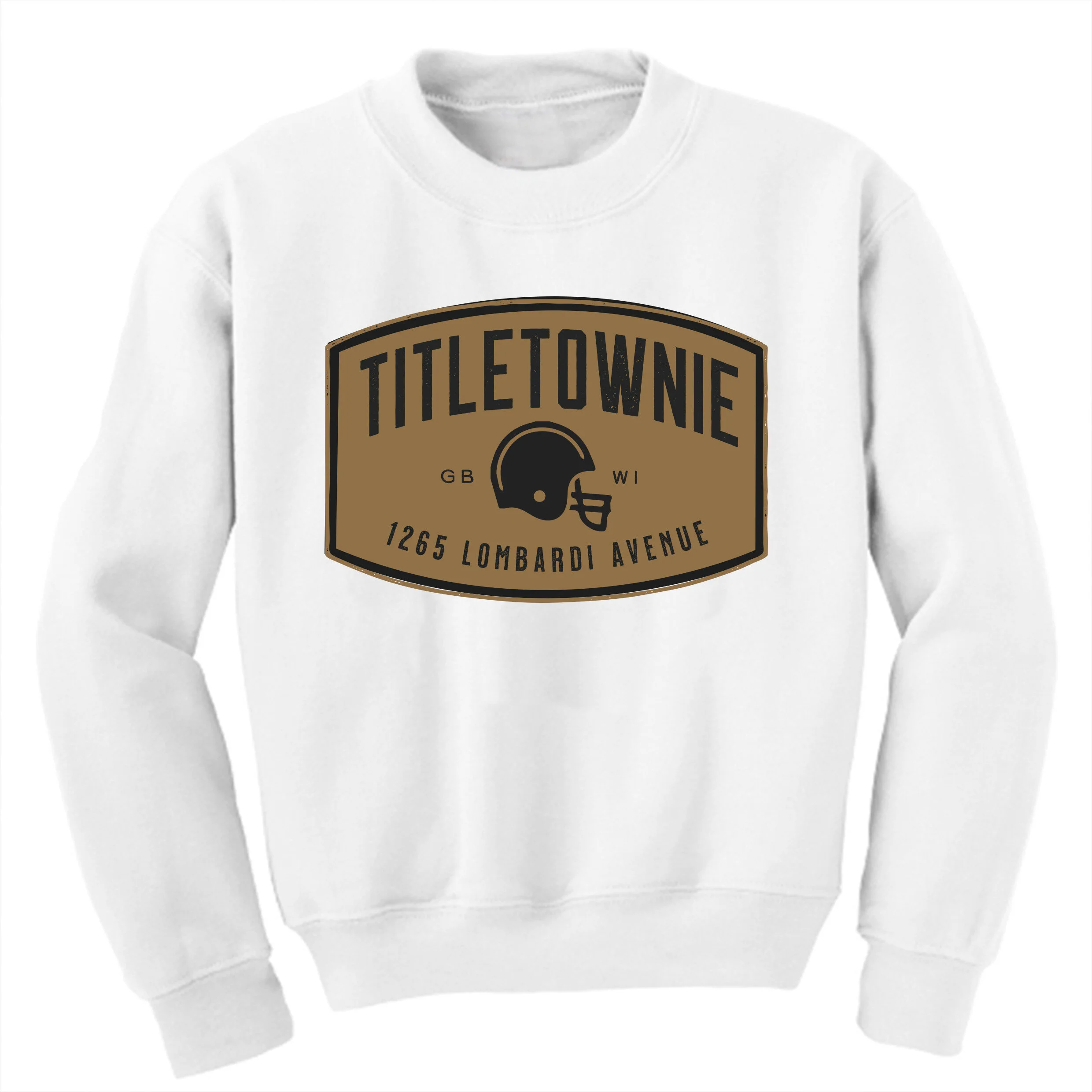 The Titletownie Crewneck - White