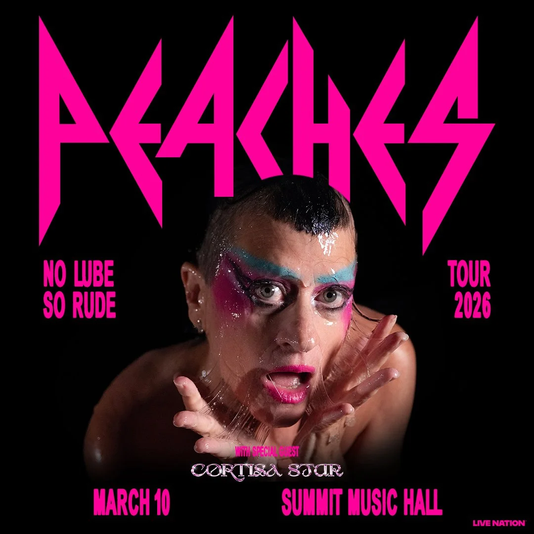 @peachesnisker is at @summitden tonight 🍑

We saved two pairs of tix to give away today. Tag the person you&rsquo;ll take to the show with you and we&rsquo;ll pick winners at noon!

Or you can buy your tix at the link in our bio 💸