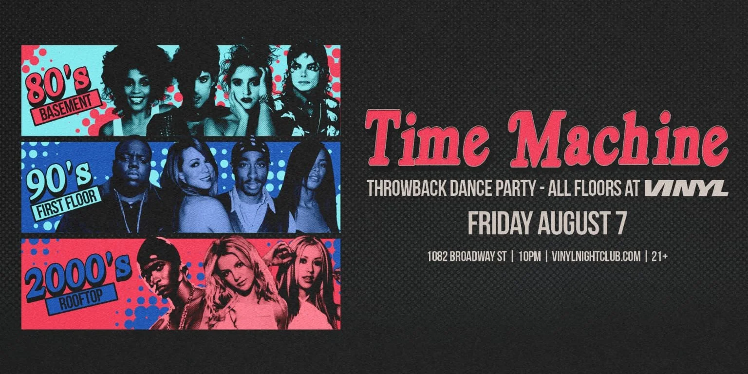  Boyhollow plays ‘80s in the Vinyl basement on Sat. Aug. 7, 2026. 