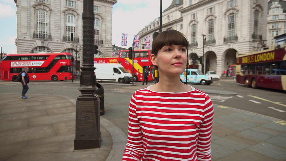 Dr. Jenn Gardy in Piccadilly Circus
