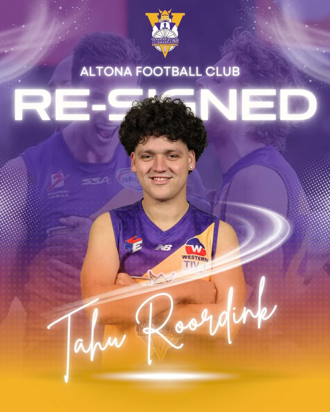 ✍️ S I G N E D

Three more exciting contributors locked in as we continue to build towards the 2026 season!

Tahu Roordink &ndash; Our 2025 Shiels-Miller Medallist (Development BnF). Tahu brings strong hands and explosive speed, with a quick burst th