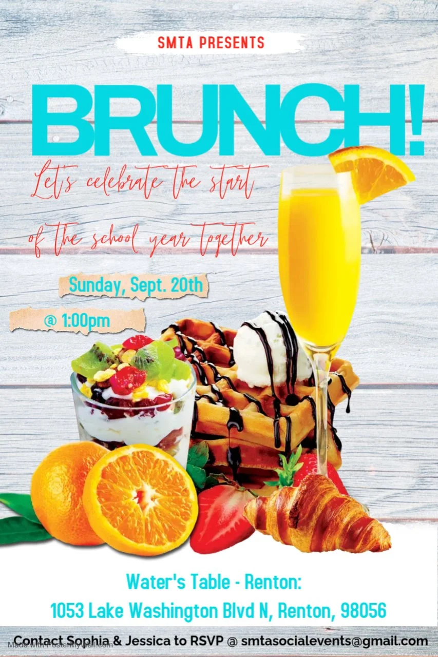 Brunch flier contact smtasocialevents@gmail.com to RSVP
