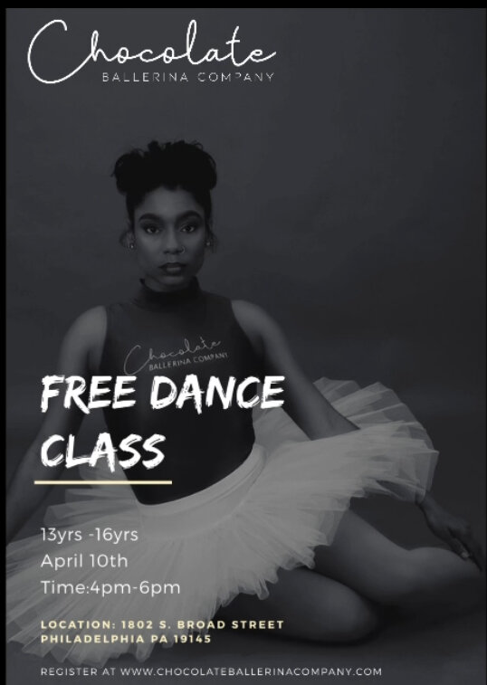 Philadelphia Free Dance Workshop Ages 13yrs-16yrs