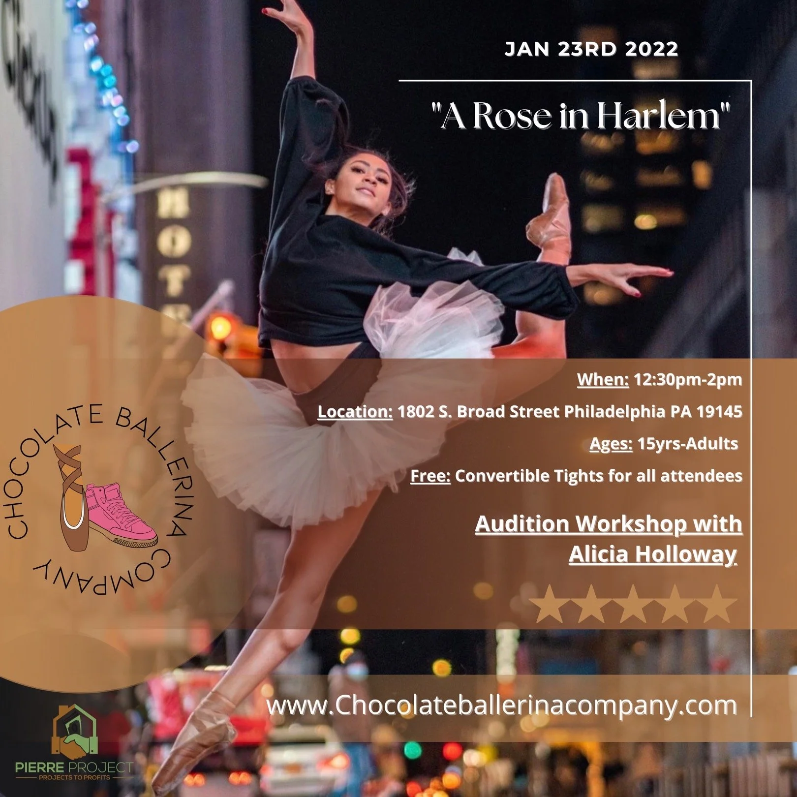 "A Rose in Harlem" Audition Workshop with Alicia Holloway