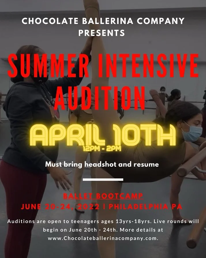 "Ballet Boot Camp" 2nd Annual Summer Intensive Workshop Audition 
