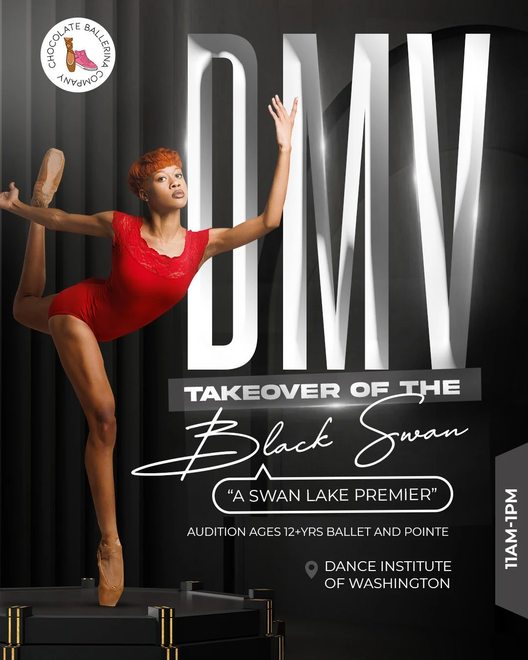 DMV TAKEOVER AUDITION FOR THE BLACK SWAN