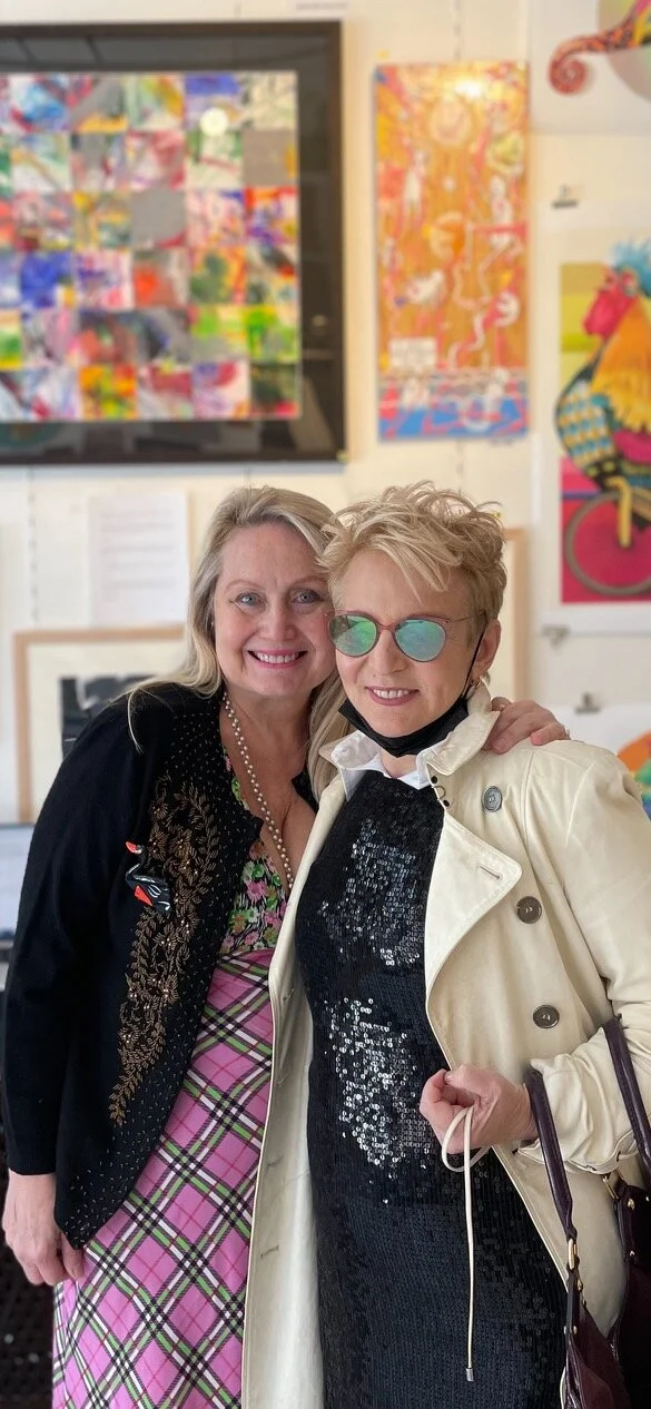 Marta Michaud with Marlene at New York Arts Movement