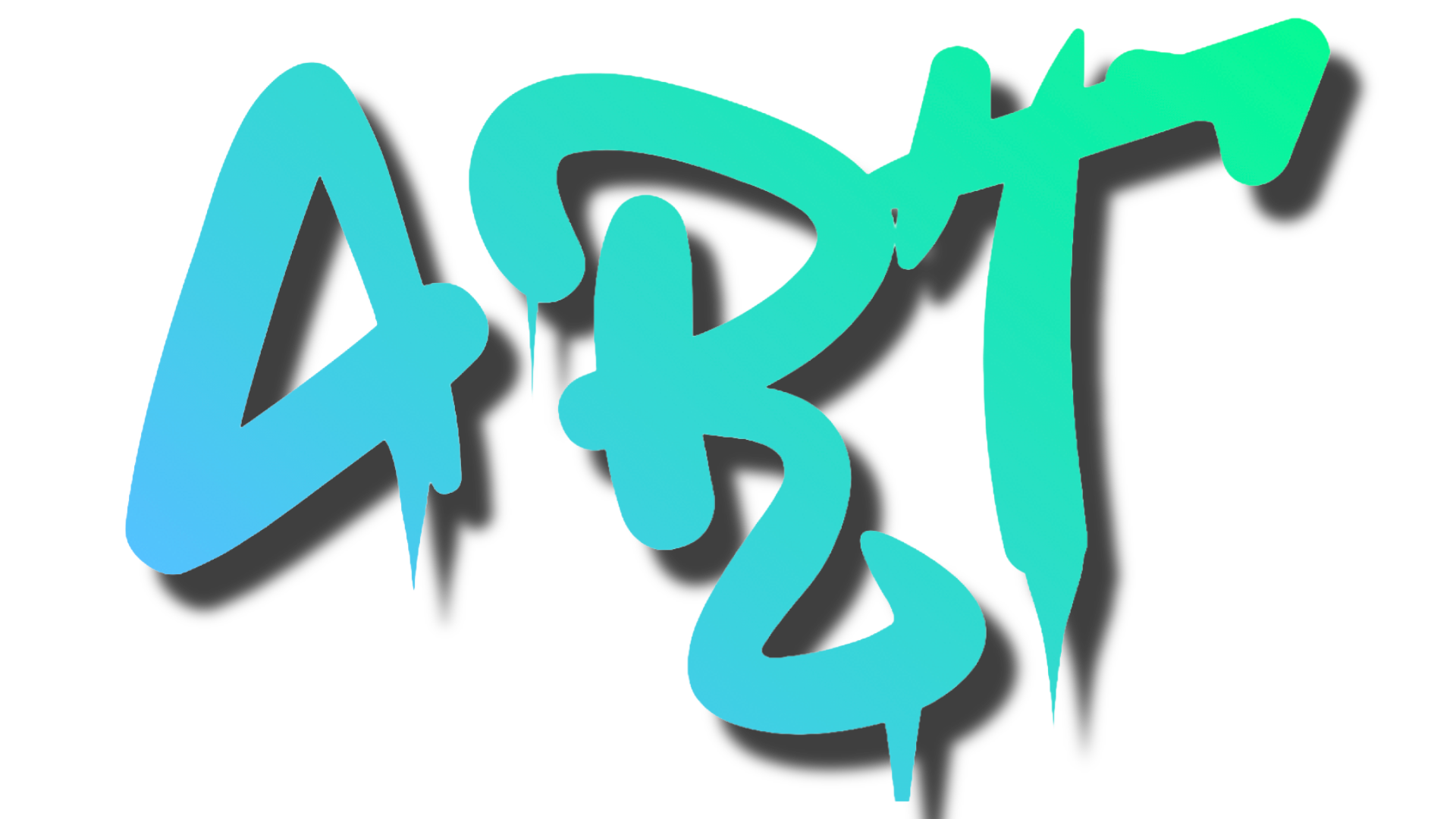 The word "art" in graffiti style letters