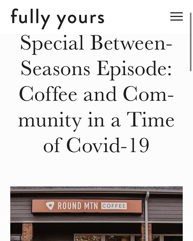 While we don't want to oversaturate an already over-saturated public with Covid-19 talk, we do want to find ways to highlight stories and challenges of small food &amp; beverage businesses during this time-- and how we can play a role in supporting t