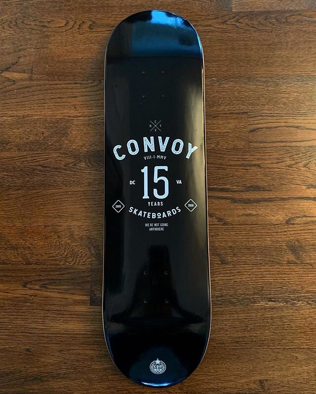 We&rsquo;ve got a few 8.5&rsquo;s left before our next run of decks. You can find them on our site or at your local DMV skate shop. Check out shops page for dealers. 
www.convoyskateboards.com

#convoyskateboards #TEAMCNVY #CNVYxORxDIE #dmvskateboard