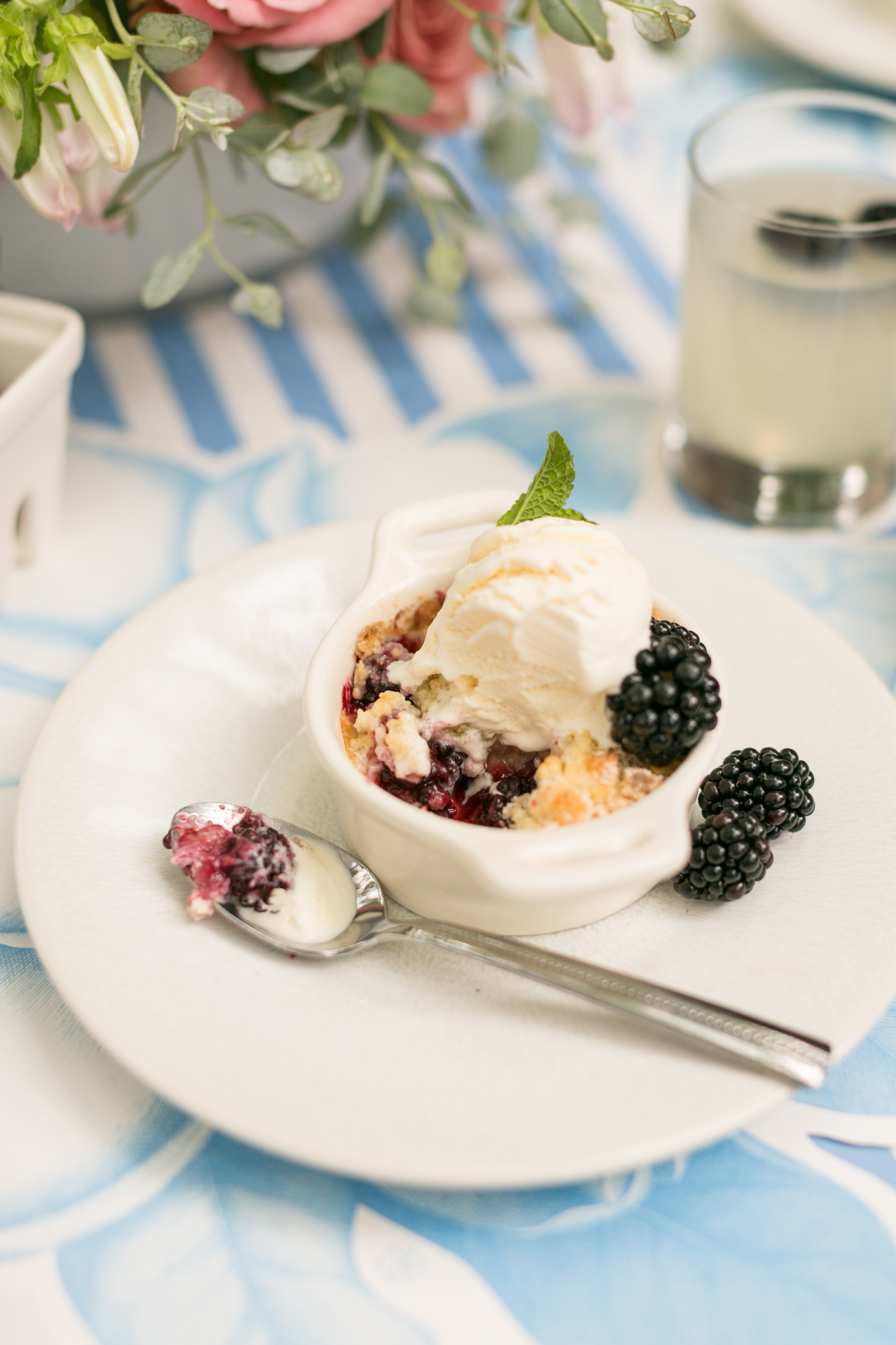 Mini Blackberry Cobblers