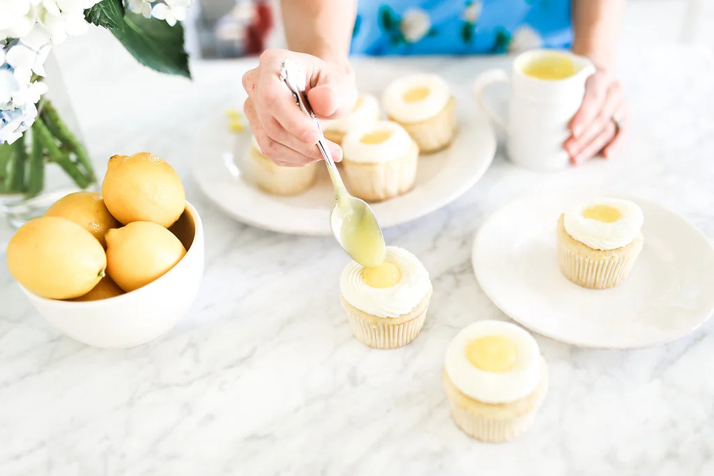 Lemon Curd Cupcakes