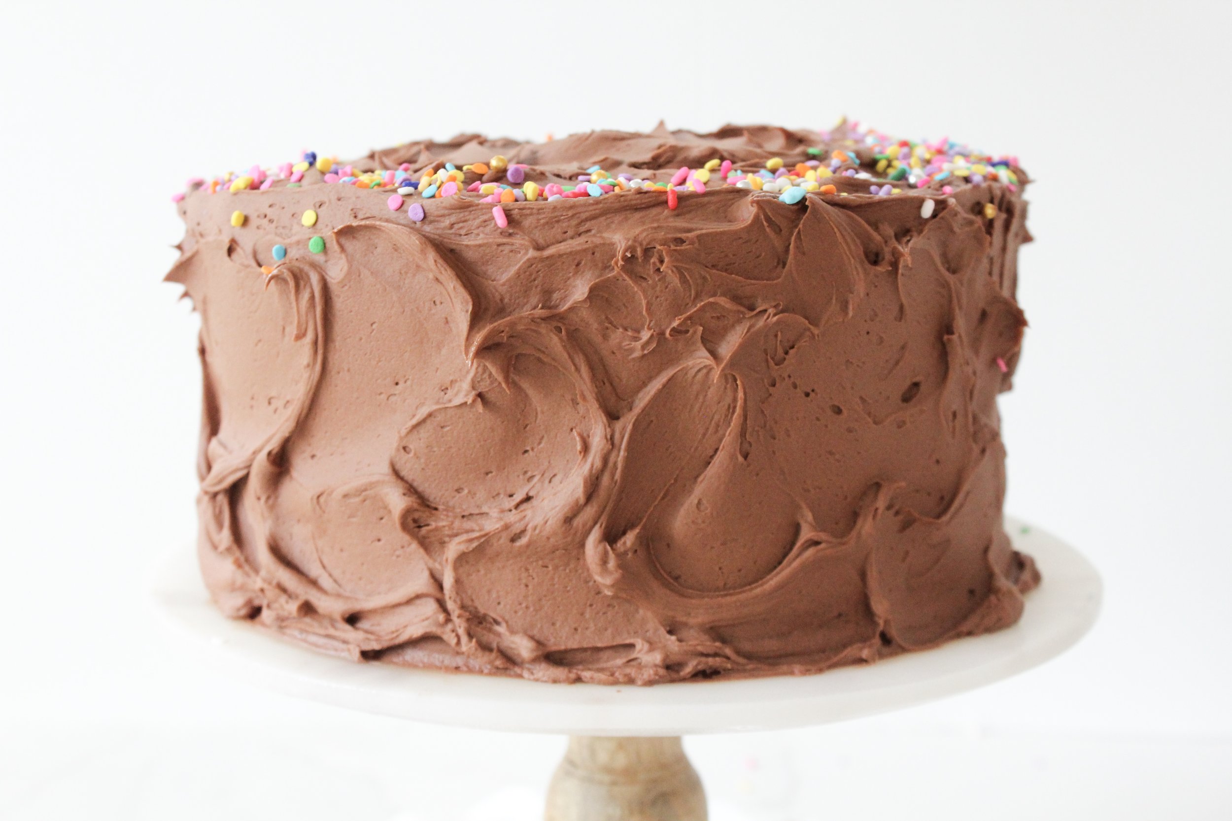 Double Chocolate Birthday Cake