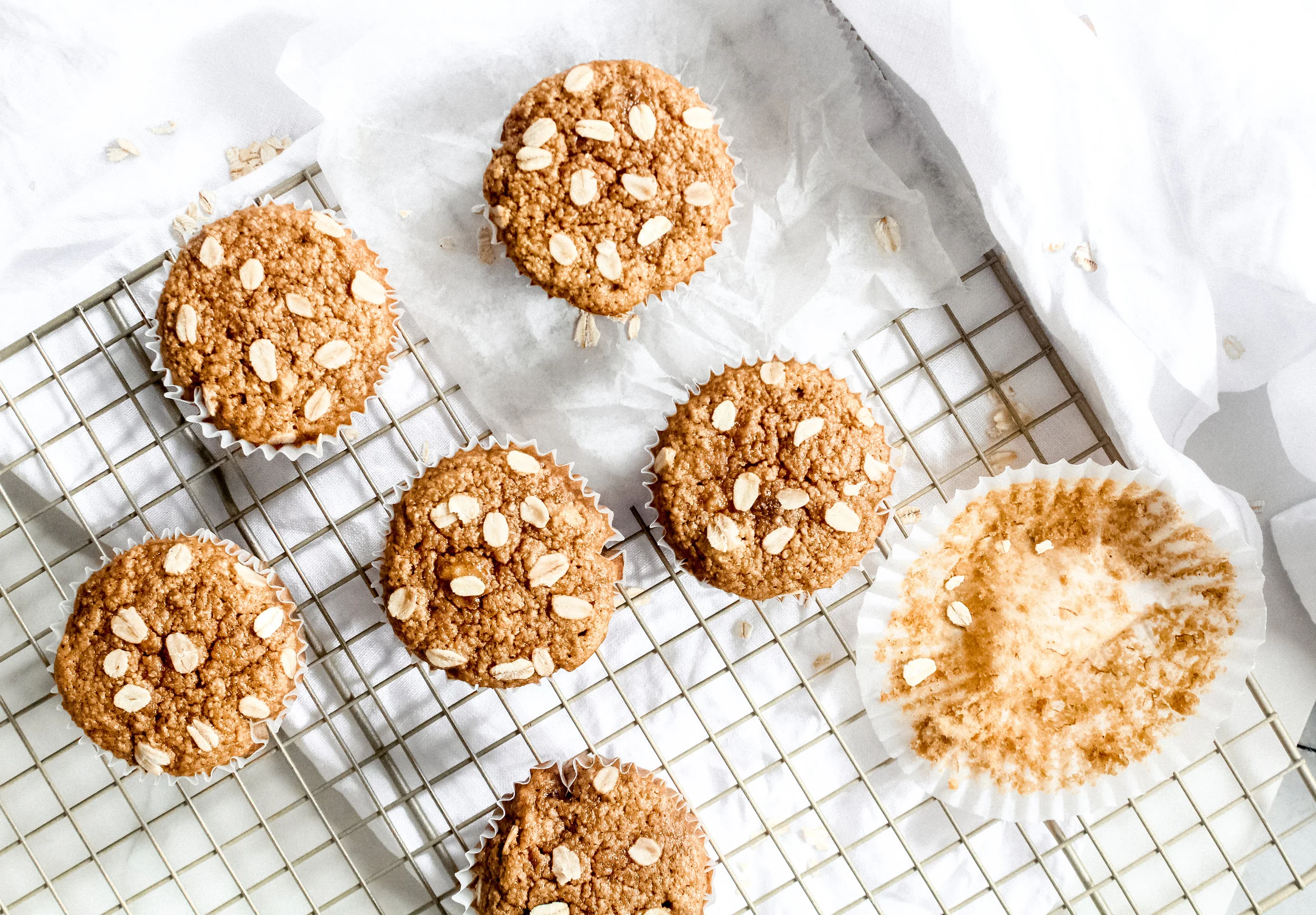 Oat Flour Banana Bread Muffins (Gluten-Free)