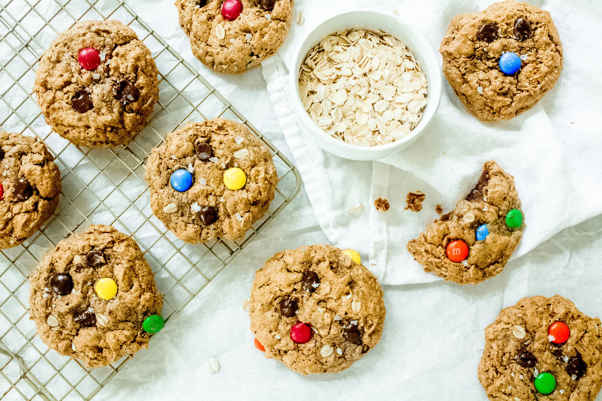 Healthy Monster Cookies (Gluten-free)