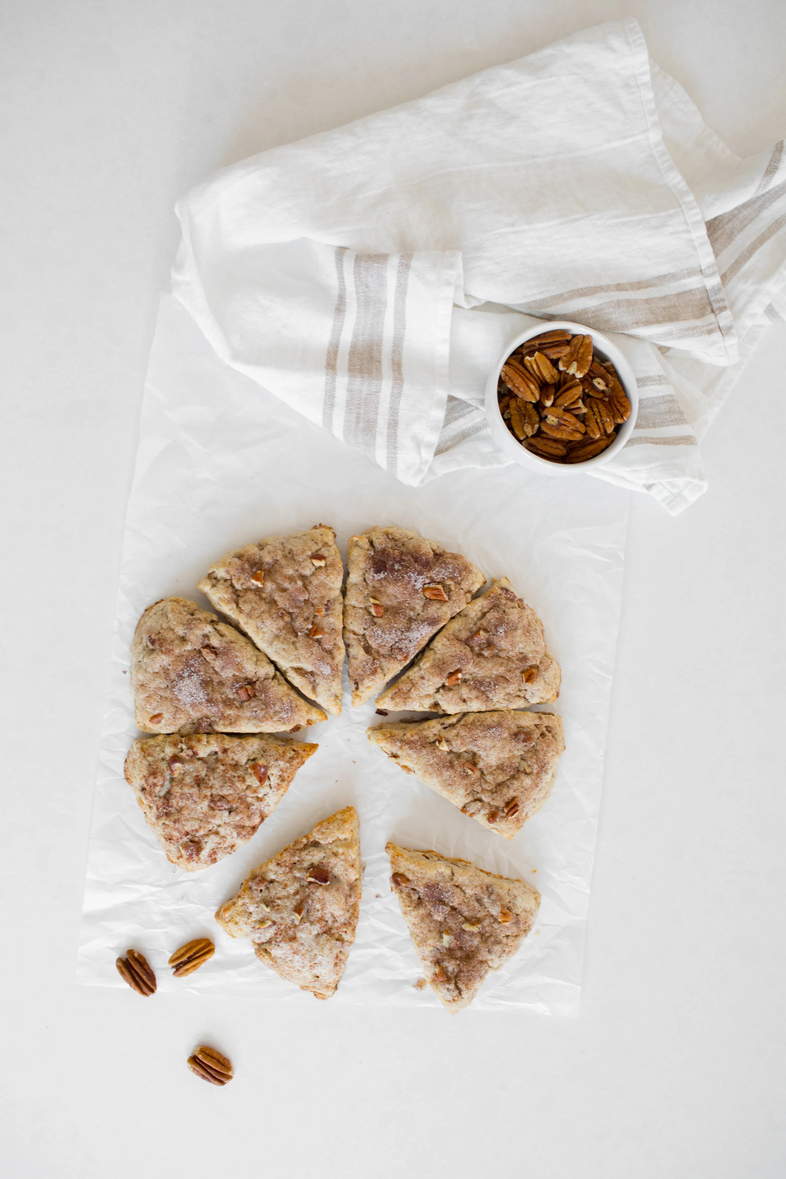 Cinnamon Pecan Scones