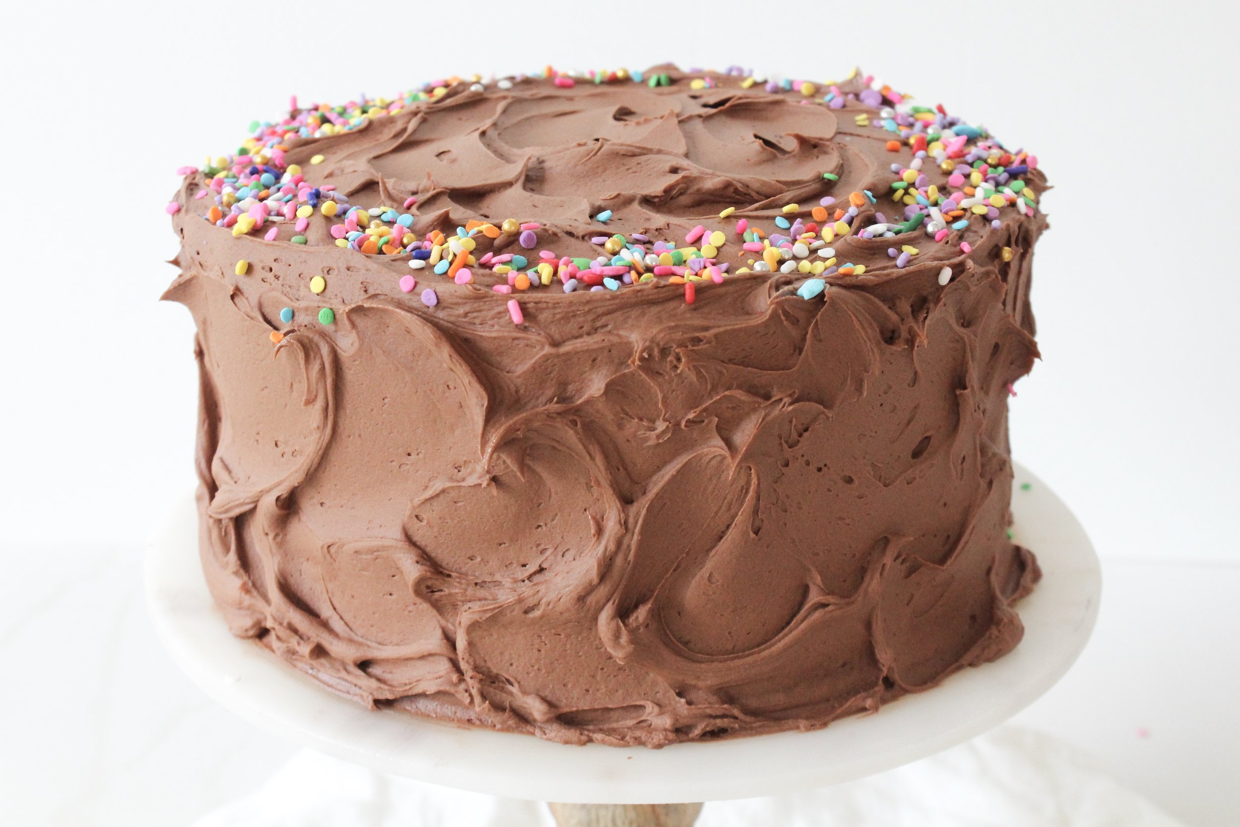 Birthday chocolate cake Royalty Free Vector Image