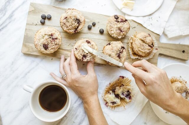 Blueberry season is here and these muffins are the perfect way to use up some of your freshly picked berries!✨Search for &ldquo;lavender blueberry muffins&rdquo; on the blog, and you can always leave out the lavender for the classic taste!