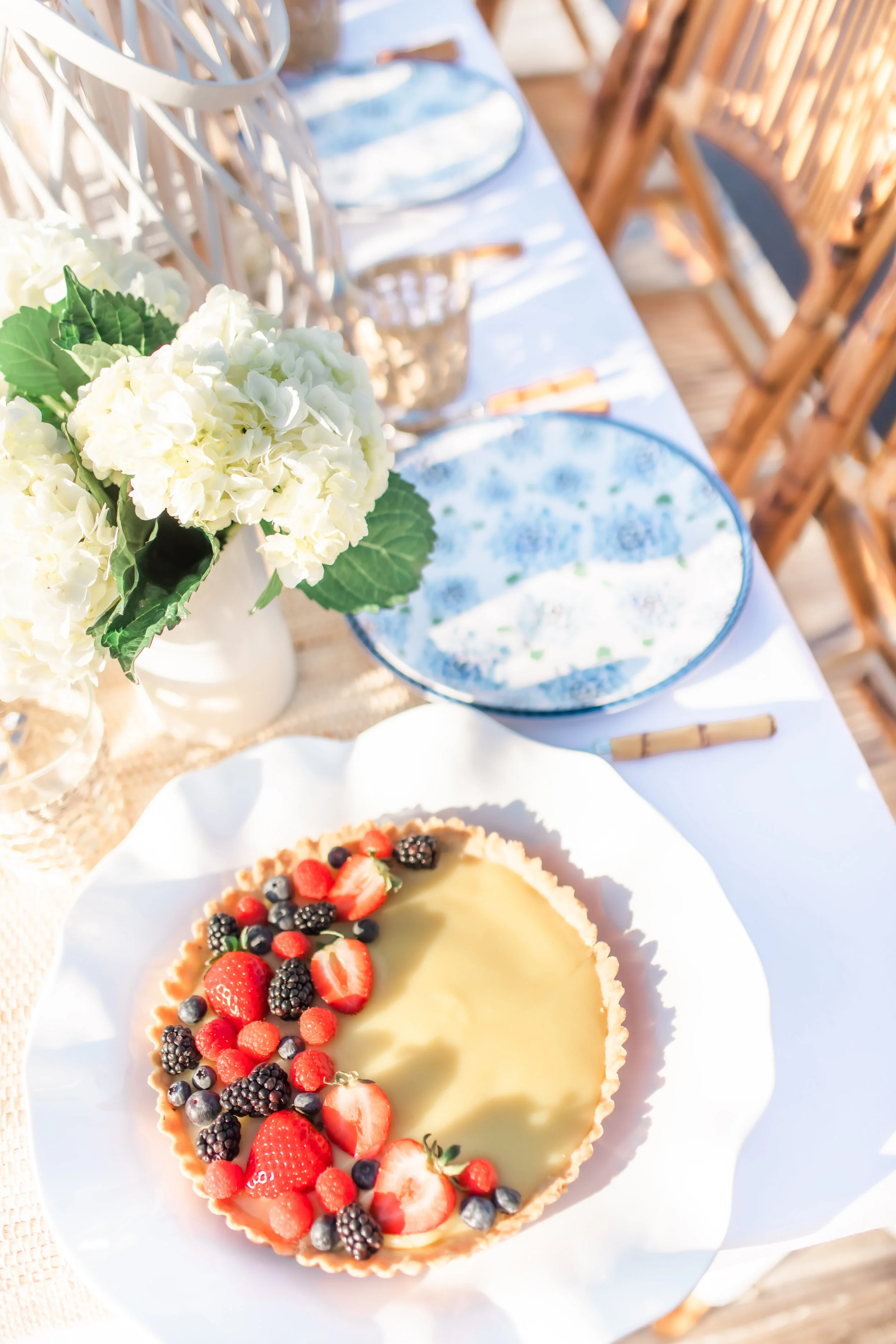 Lemon Tart with Rosemary Shortbread Crust