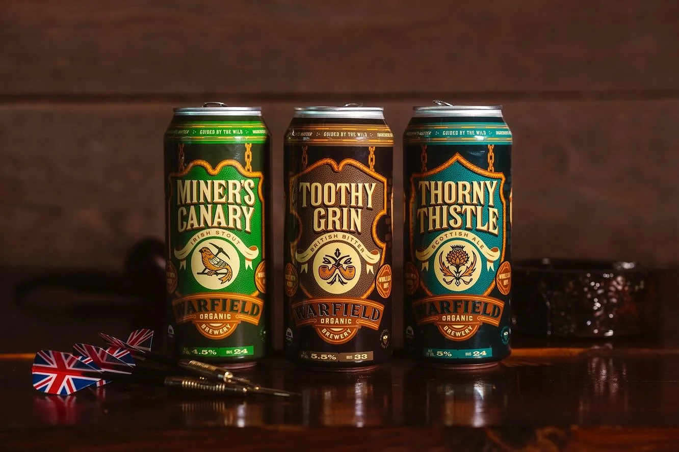 Pub-born &amp; Brewed 
In a world full of seltzers, sours and quadrupole IPAs these beers from @drink_warfield set out to embrace heritage and simplicity with traditional style recipes inspired by beer found across the pond. We wanted to recreate the