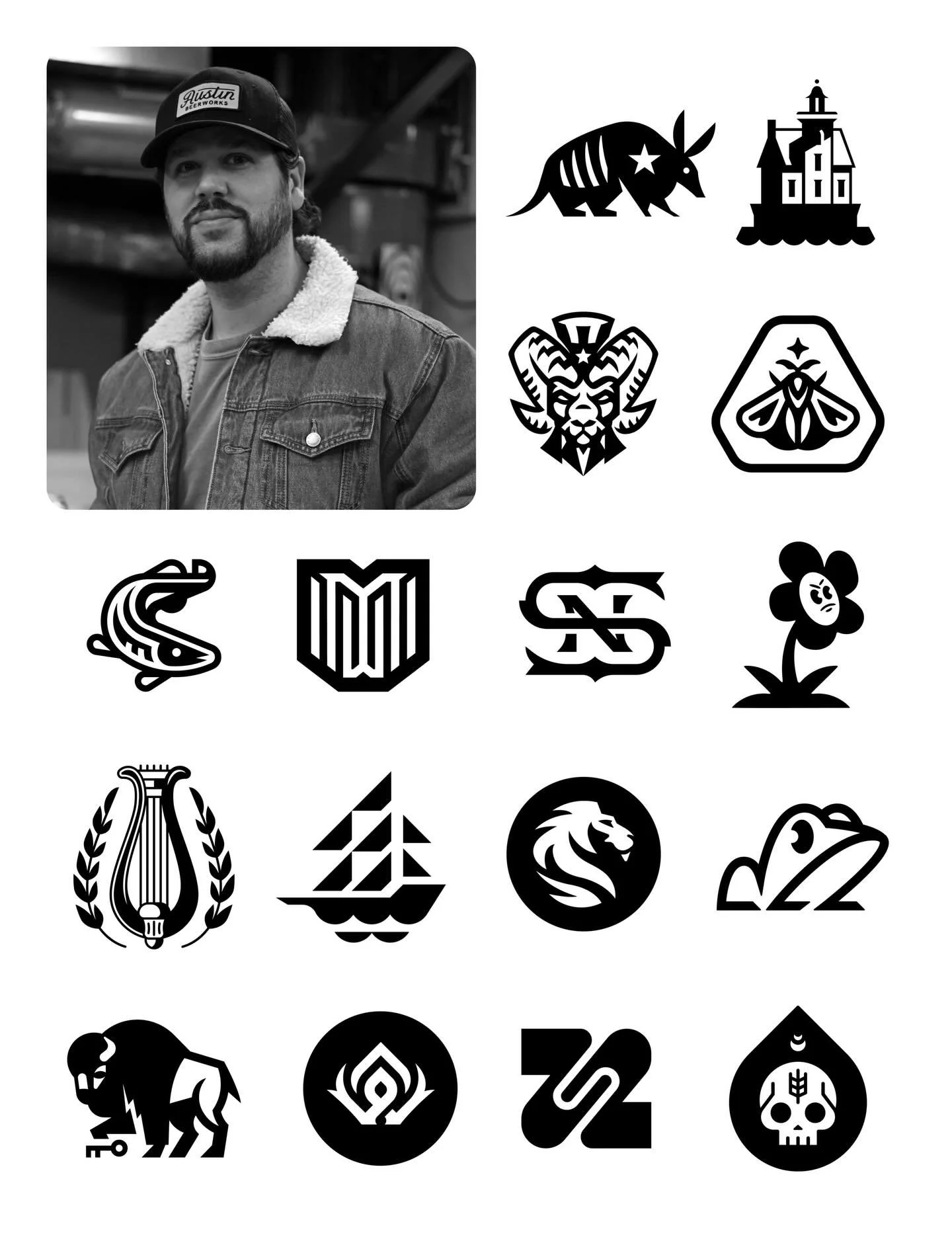 Well alright I&rsquo;ll bite. I&rsquo;ve been hesitant to do this because I&rsquo;m not a big trend guy but this one I can get behind. Shout out to @logoarchive.now and @logoarchive for featuring a bunch of badass designers. The talent is vast out th