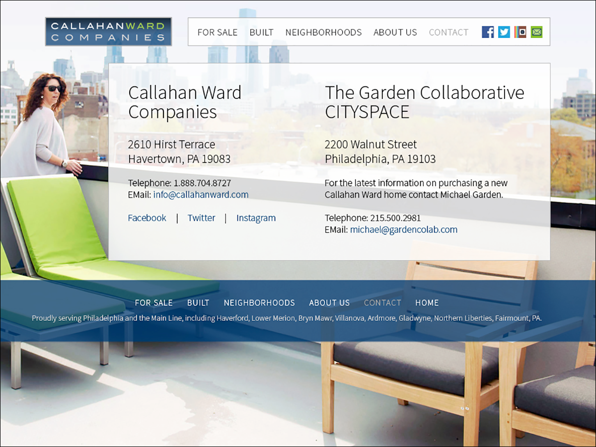   Callahan Ward Website  