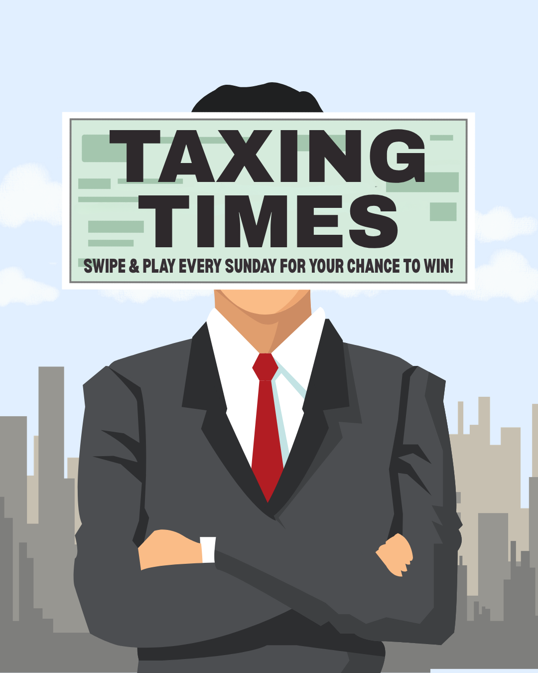 Taxing Times Members Cash Draw! 