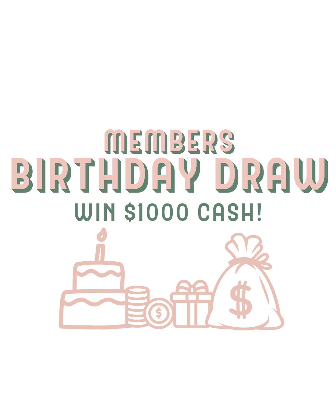 Members Birthday Draw