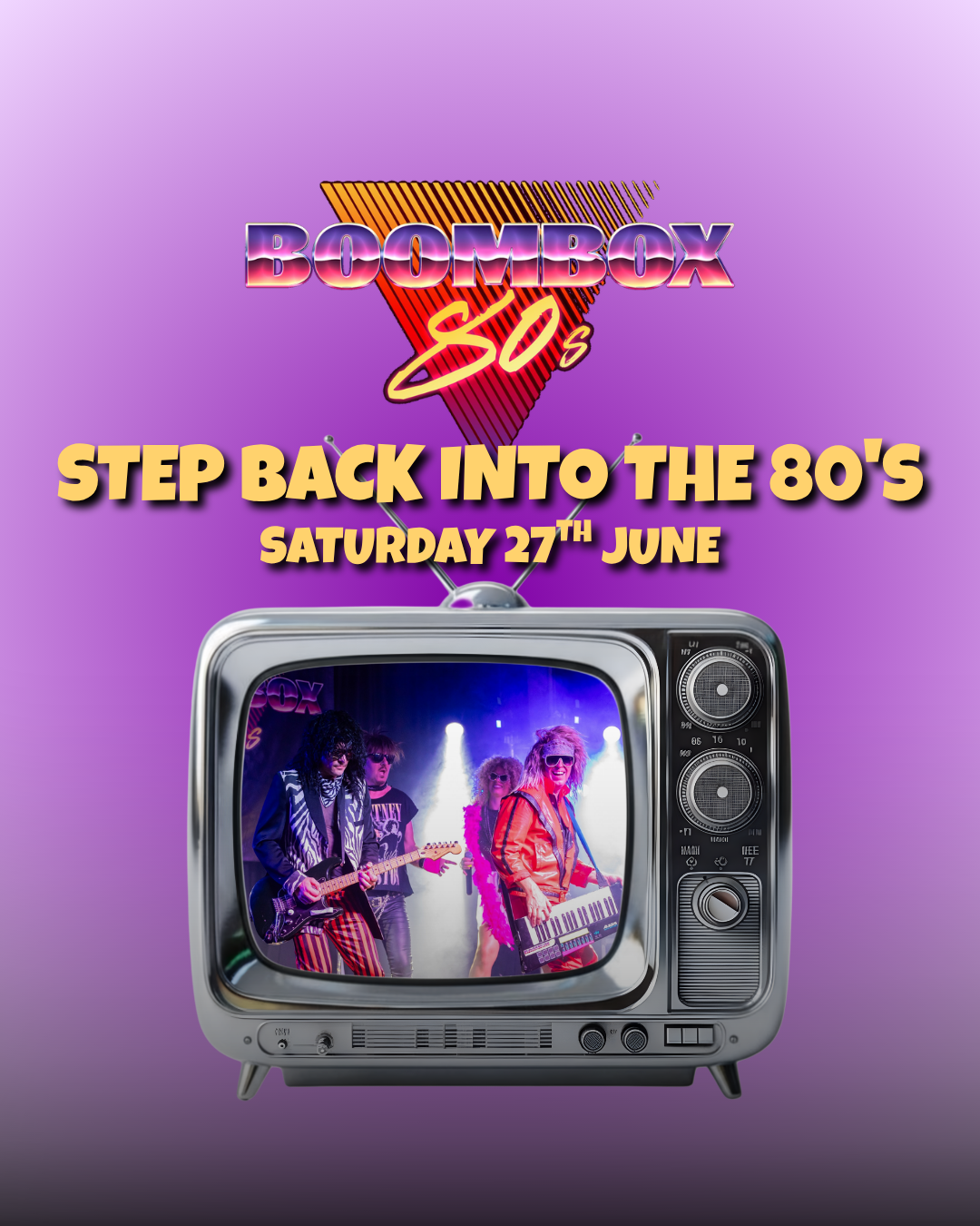 Boombox 80s Live band!