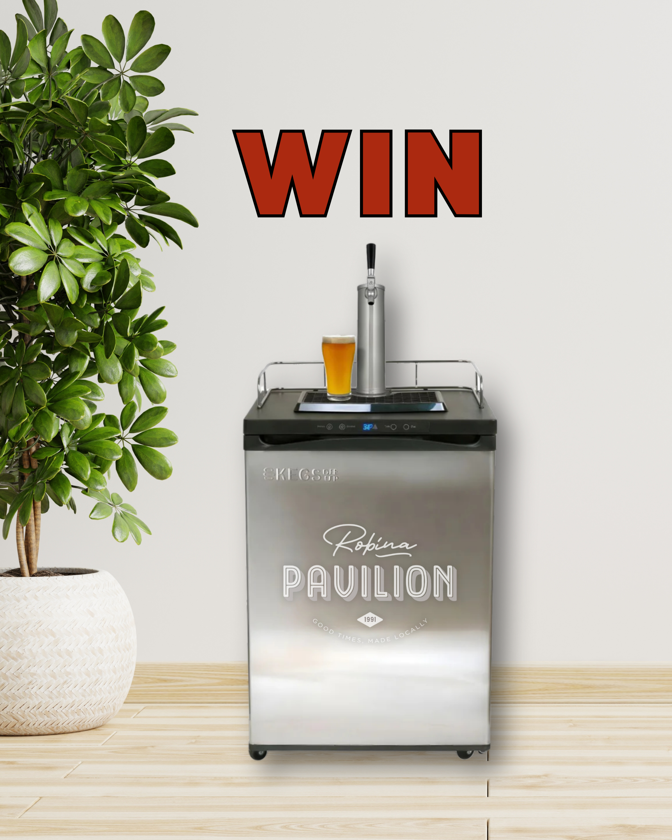 WIN A KEG & KEGGERATOR