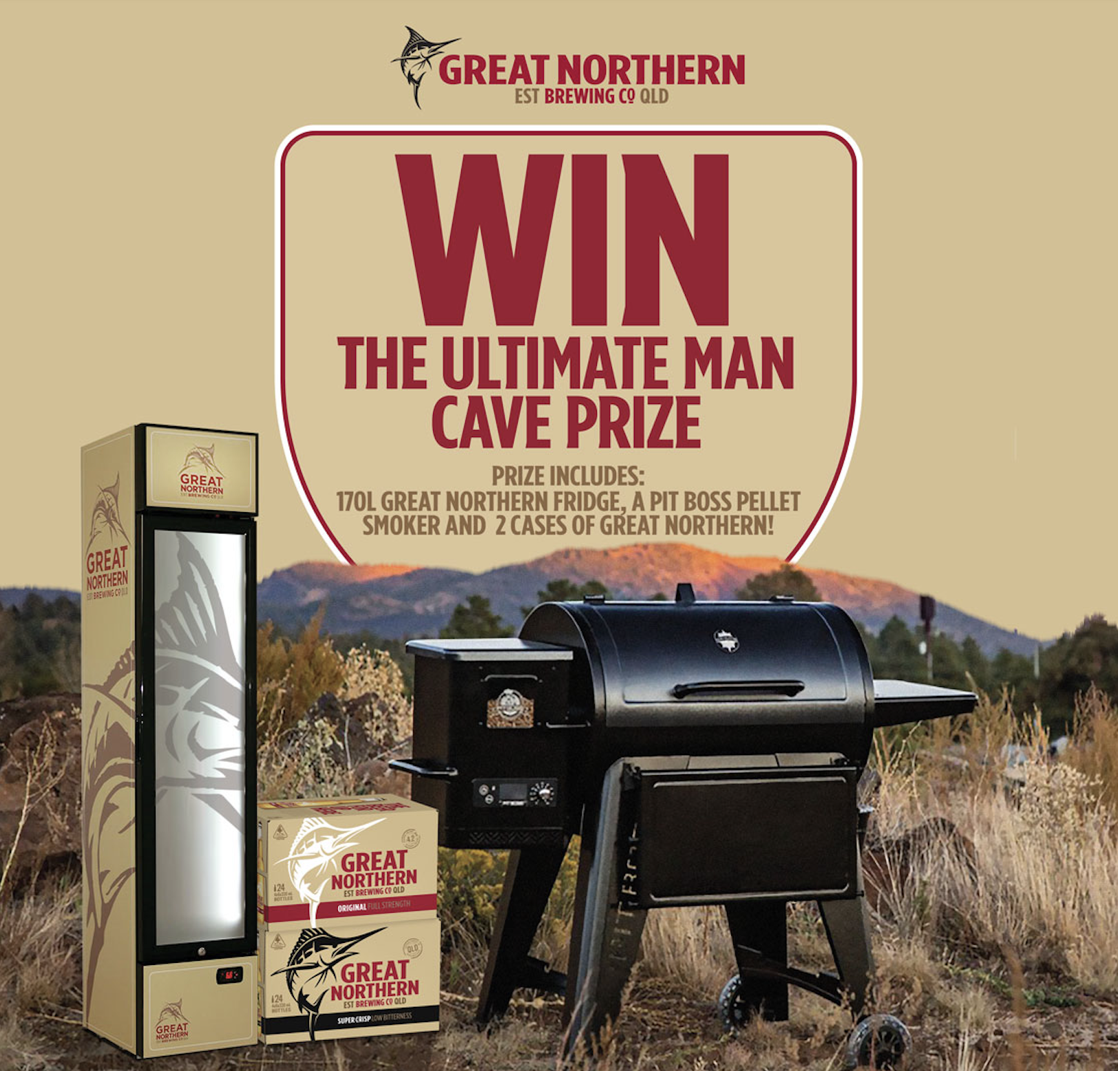 Win the ultimate MAN CAVE prize!