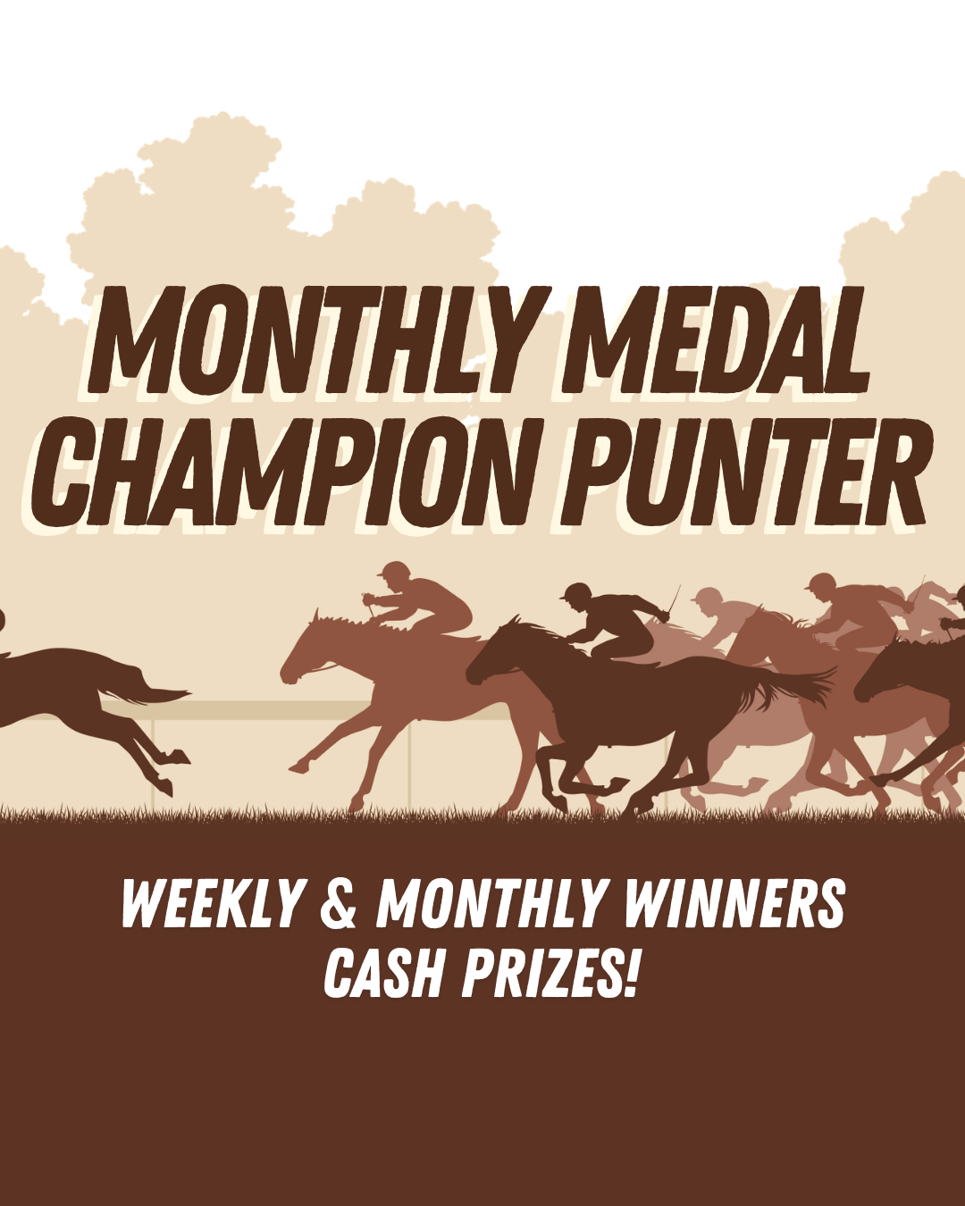 Monthly Medal Champion Punter Competition