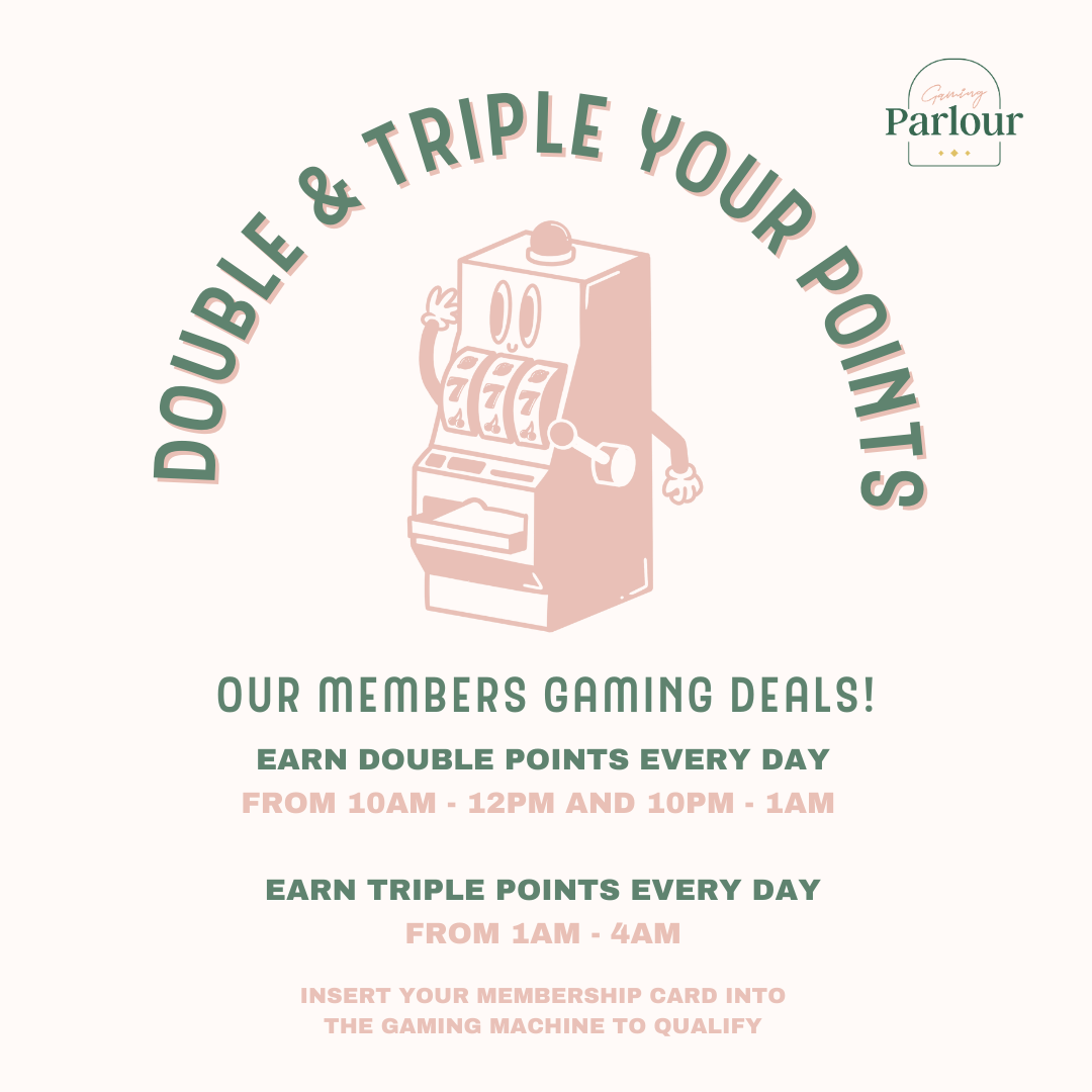 Bonus Points - Members Gaming Deals — The Robina Pavilion