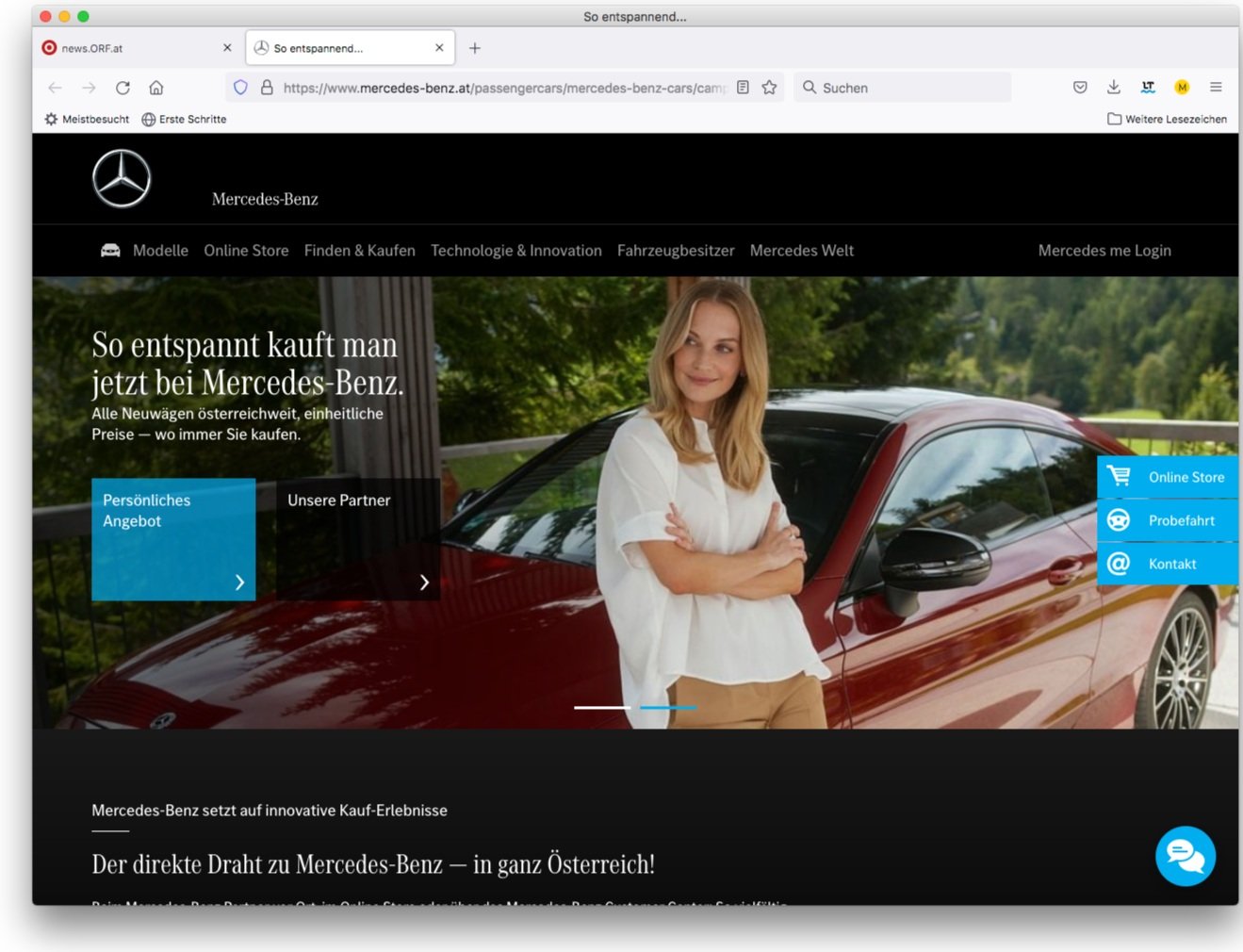 Mercedes-Benz Kampagne "Autogenes Training"